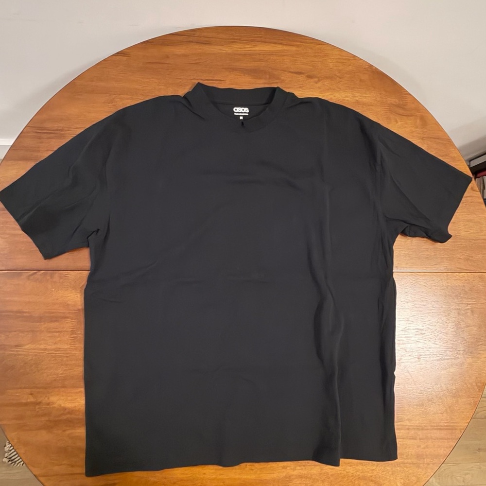 ASOS Black Short-Sleeve Crewneck Tee